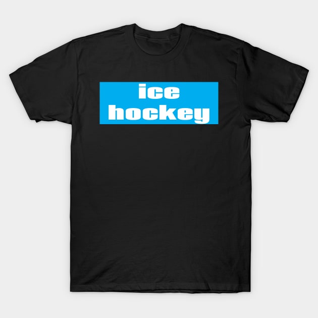 Ice Hockey T-Shirt by ProjectX23Red